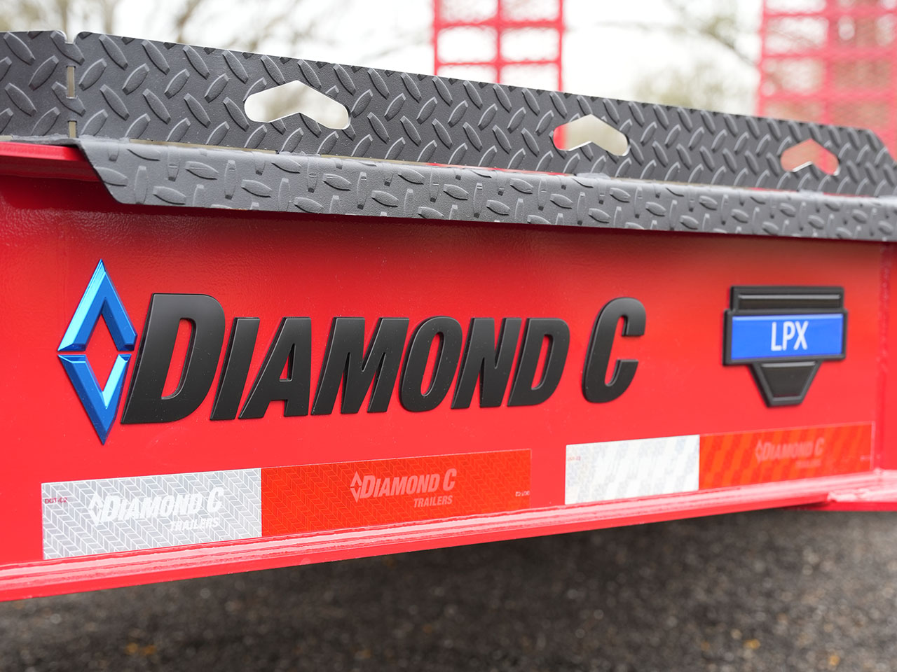 ON SALE - Diamond C 7 x 22 18K Max Ramps Equipment Trailer w/Side
